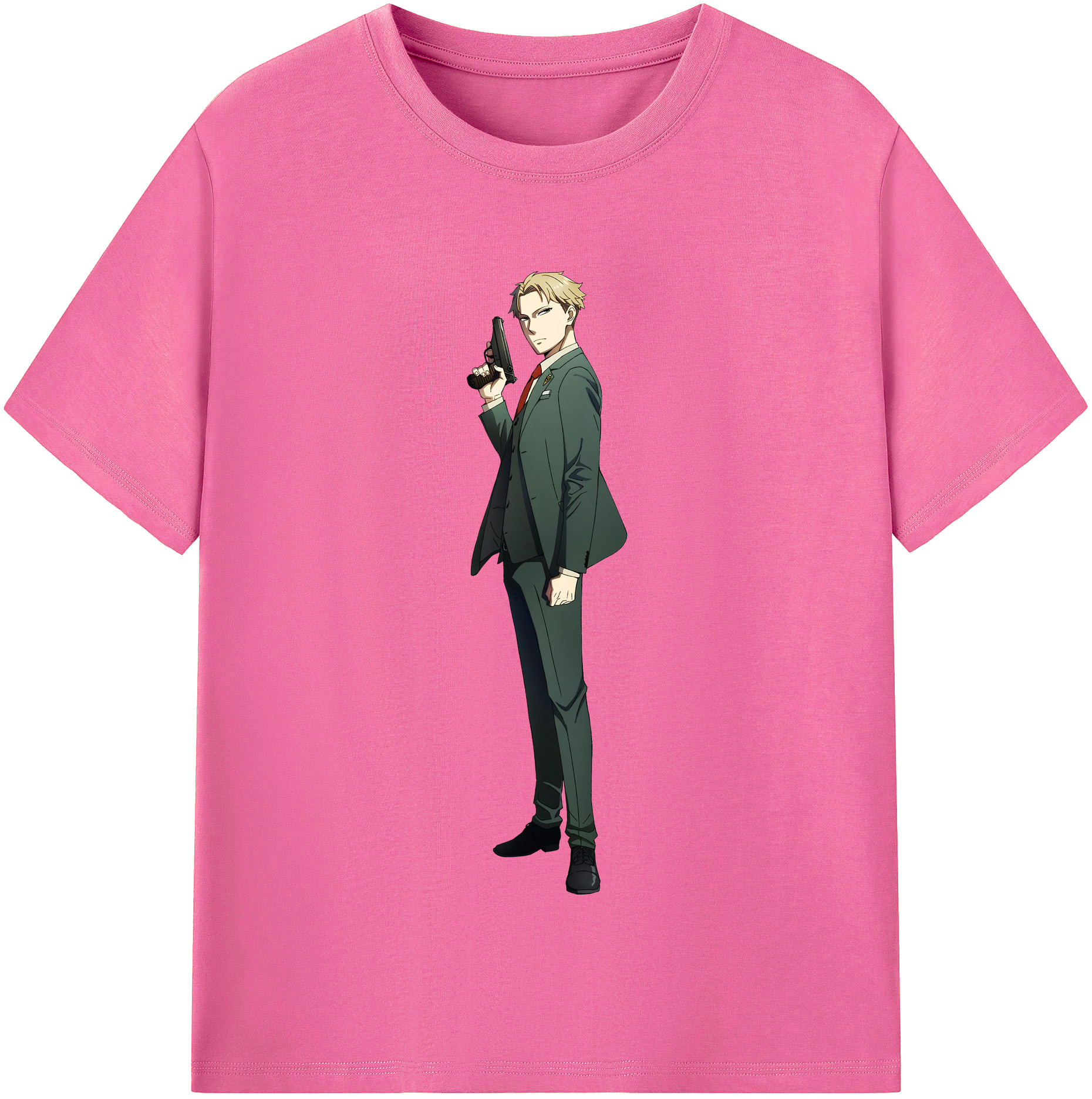 （画像用） SPY×FAMILY间谍家家酒 レディースカジュアルプリントTシャツ（綿100％）
